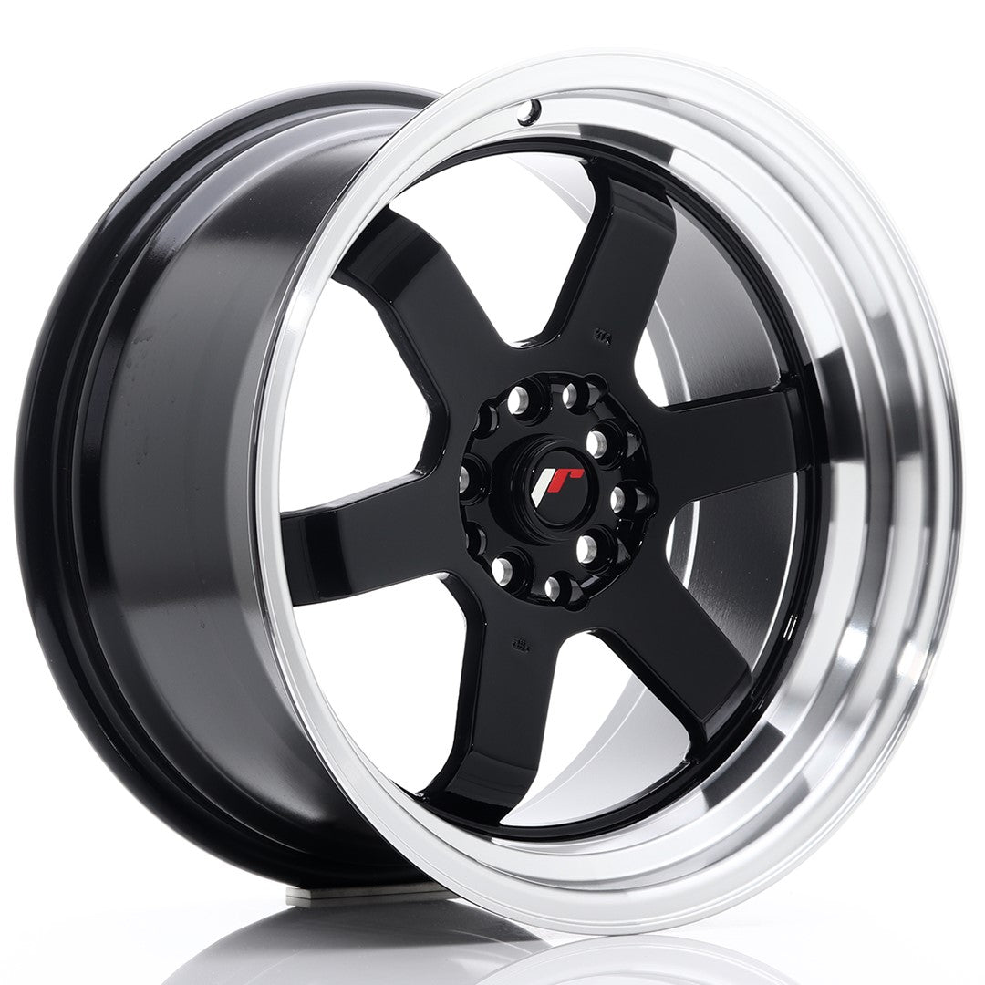 Japan Racing JR-12 17x9" 4x100/114.3 ET25, Gloss Black