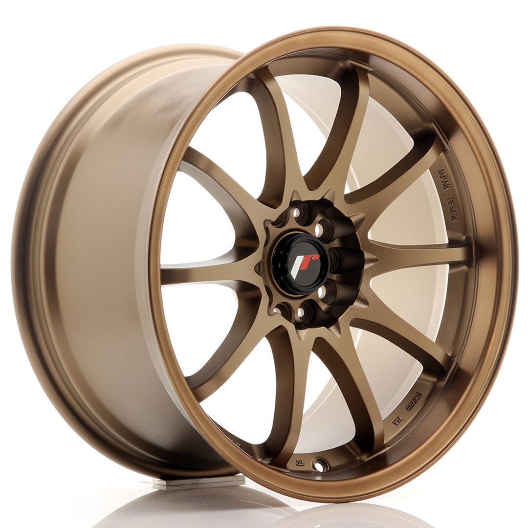 Japan Racing JR-5 18x9.5" 5x100/114.3 ET22, Dark Anodized Bronze