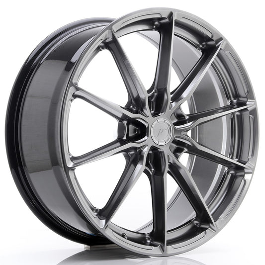 Japan Racing JR-37 20x8.5" (5 hole custom PCD) ET20-45, Hyper Black