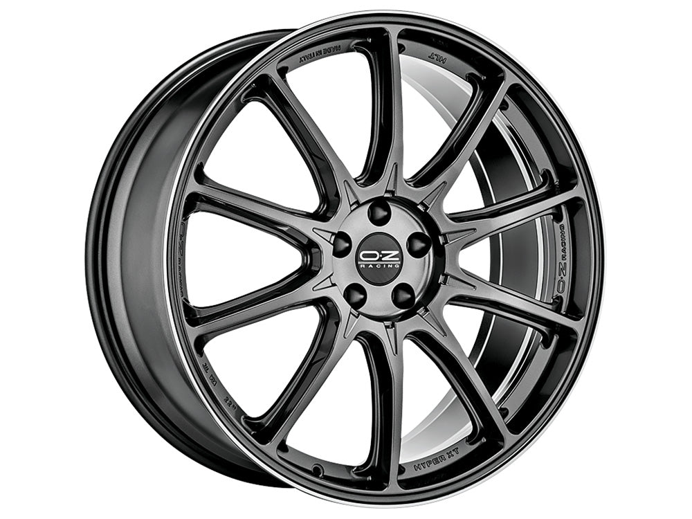 OZ Hyper XT HLT 21x9.5" 5x114.3 ET48, Star Graphite, Diamond Lip