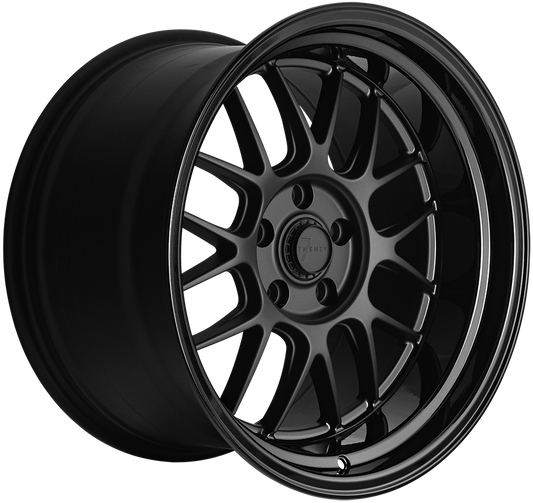 7Twenty Style57 18x10.5" 5x114.3 ET15, Black on Black