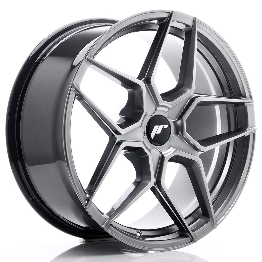 Japan Racing JR-34 19x8.5" (5 hole custom PCD) ET20-40, Hyper Black
