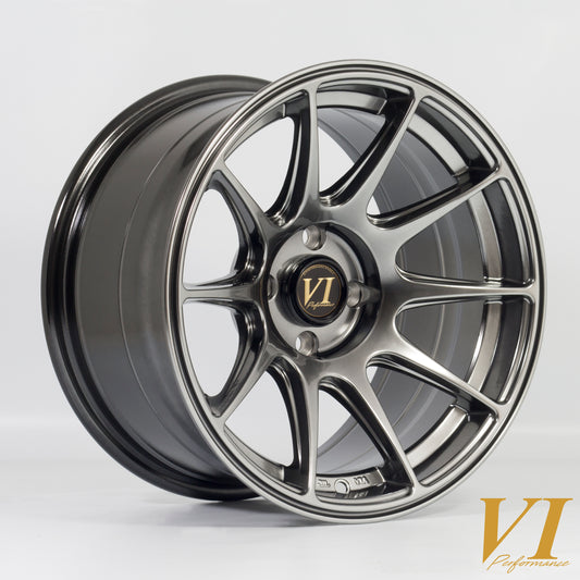 Rota BDR 15x8.25" 4x100 ET0, Hyper Black