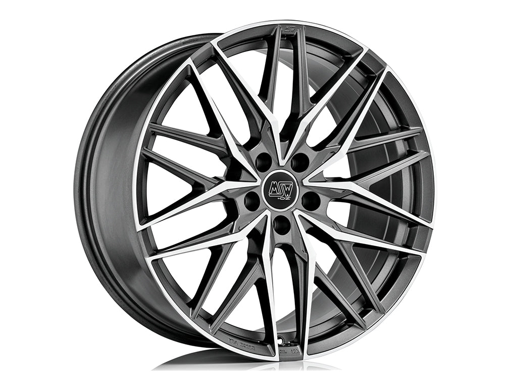 MSW 50 22x11.5" 5x130 ET52, Gunmetal, Machined Spokes