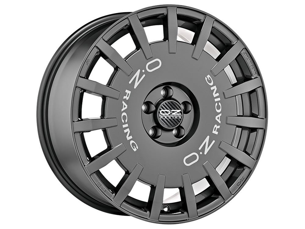 OZ Rally Racing 18x7.5" 5x112 ET35, White, Red Lettering