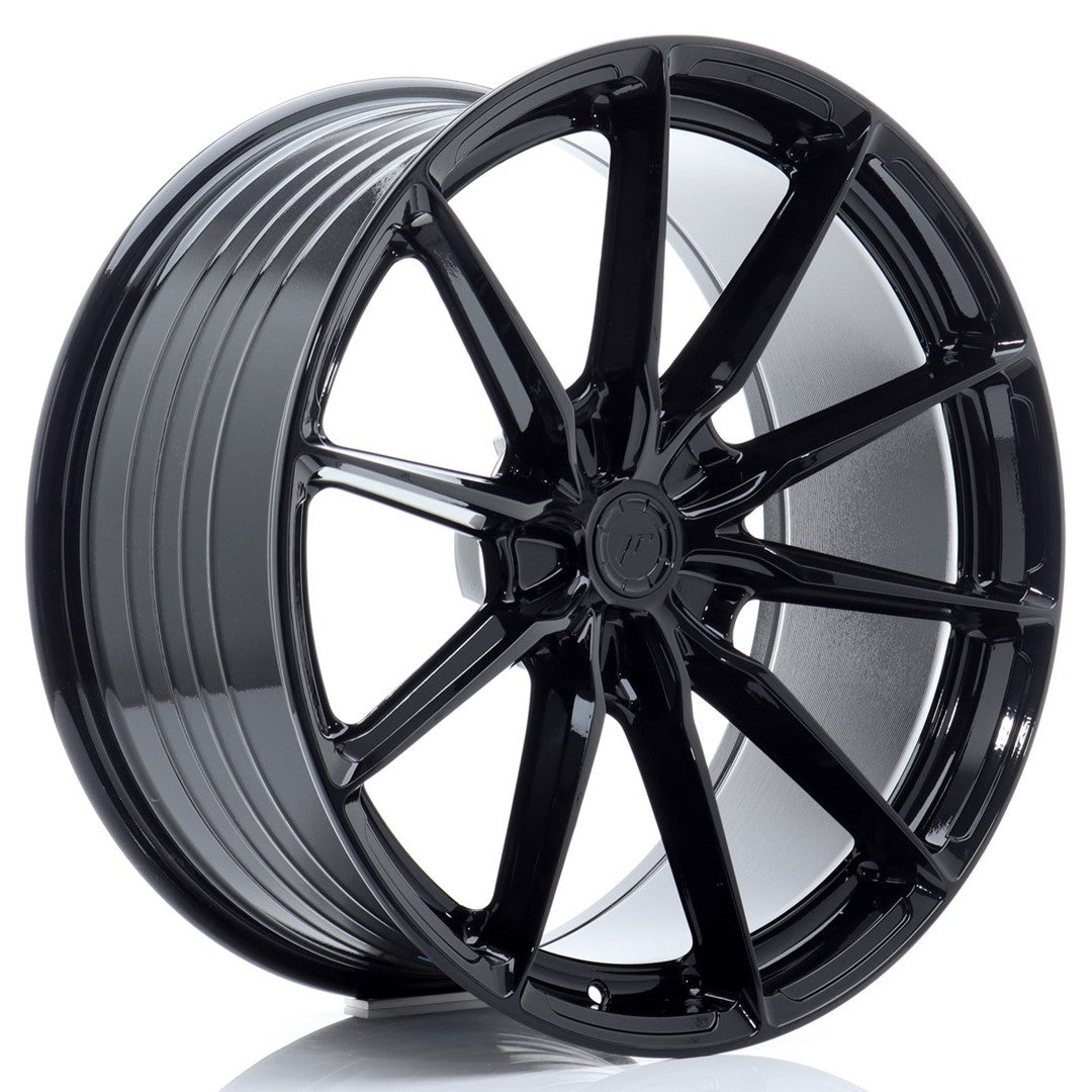Japan Racing JR-37 Extreme Concave 21x11.5" (5 hole custom PCD) ET17-60, Gloss Black