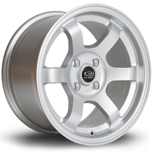 Rota Grid 15x8" 4x100 ET20, Silver