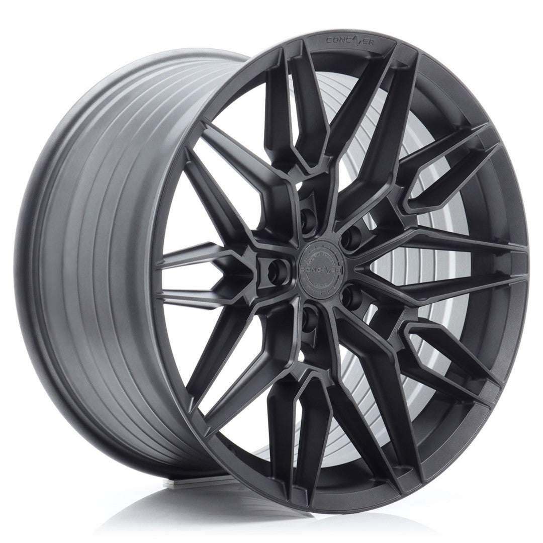 Concaver CVR6 20x10.5" (5 hole custom PCD) ET15-45, Carbon Graphite
