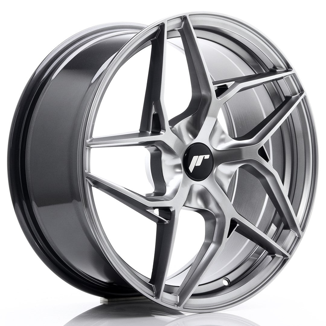 Japan Racing JR-35 19x8.5" (5 hole custom PCD) ET20-45, Hyper Black