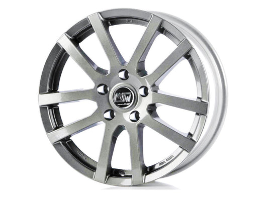 MSW 22 16x6.5" 4x100 ET37, Full Silver