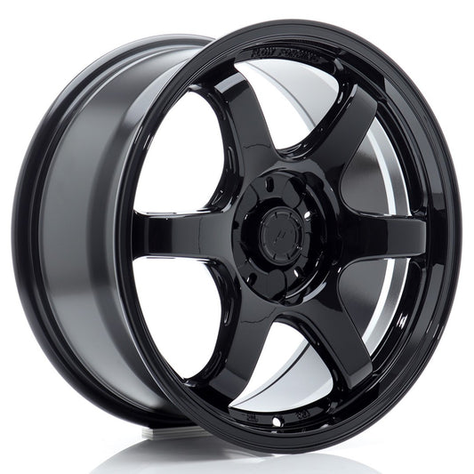 Japan Racing SL-03 Super Light 17x8" (5 hole custom PCD) ET20-42, Gloss Black