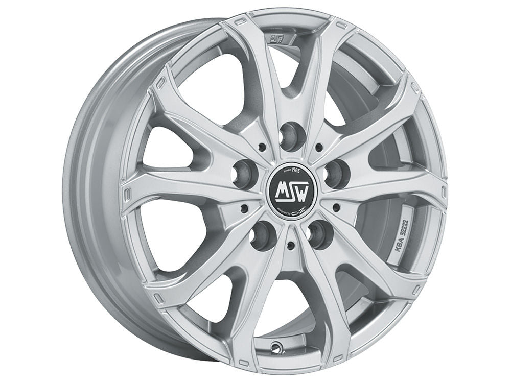 MSW 48 Van 17x7" 5x108 ET46, Full Silver