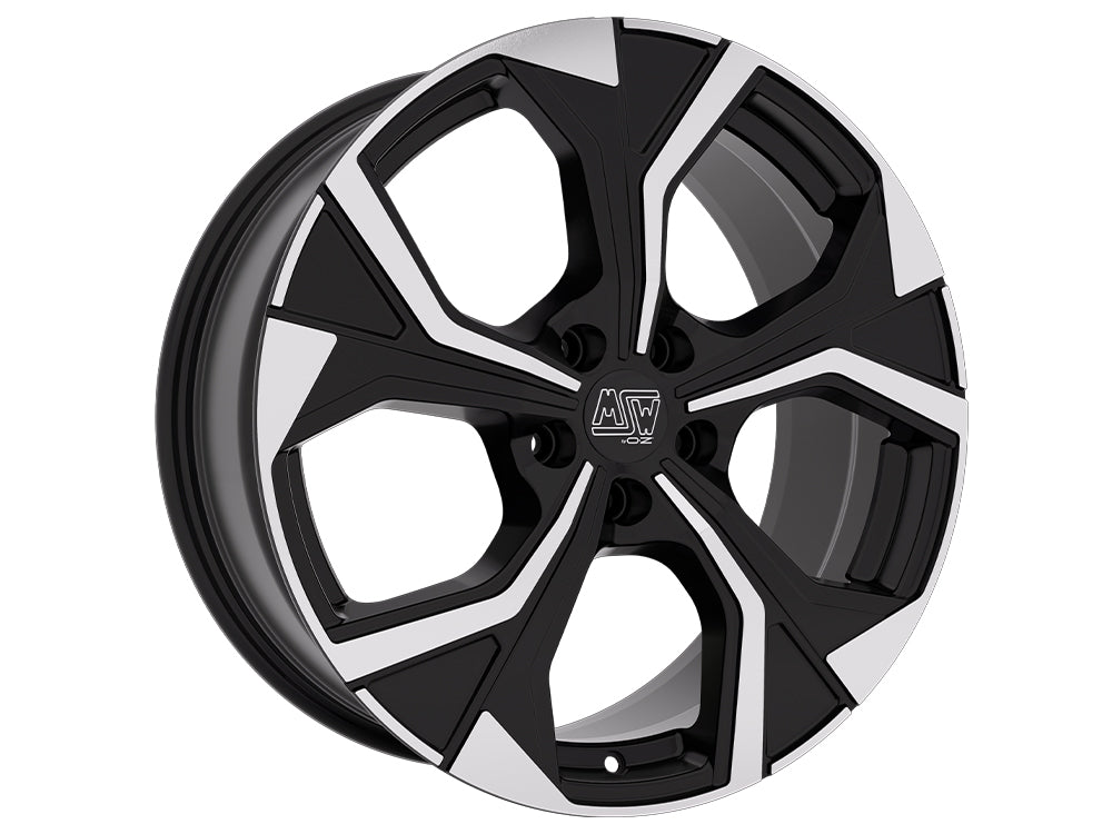 MSW 43 19x7" 5x112 ET34, Gloss Black, Machined Spokes