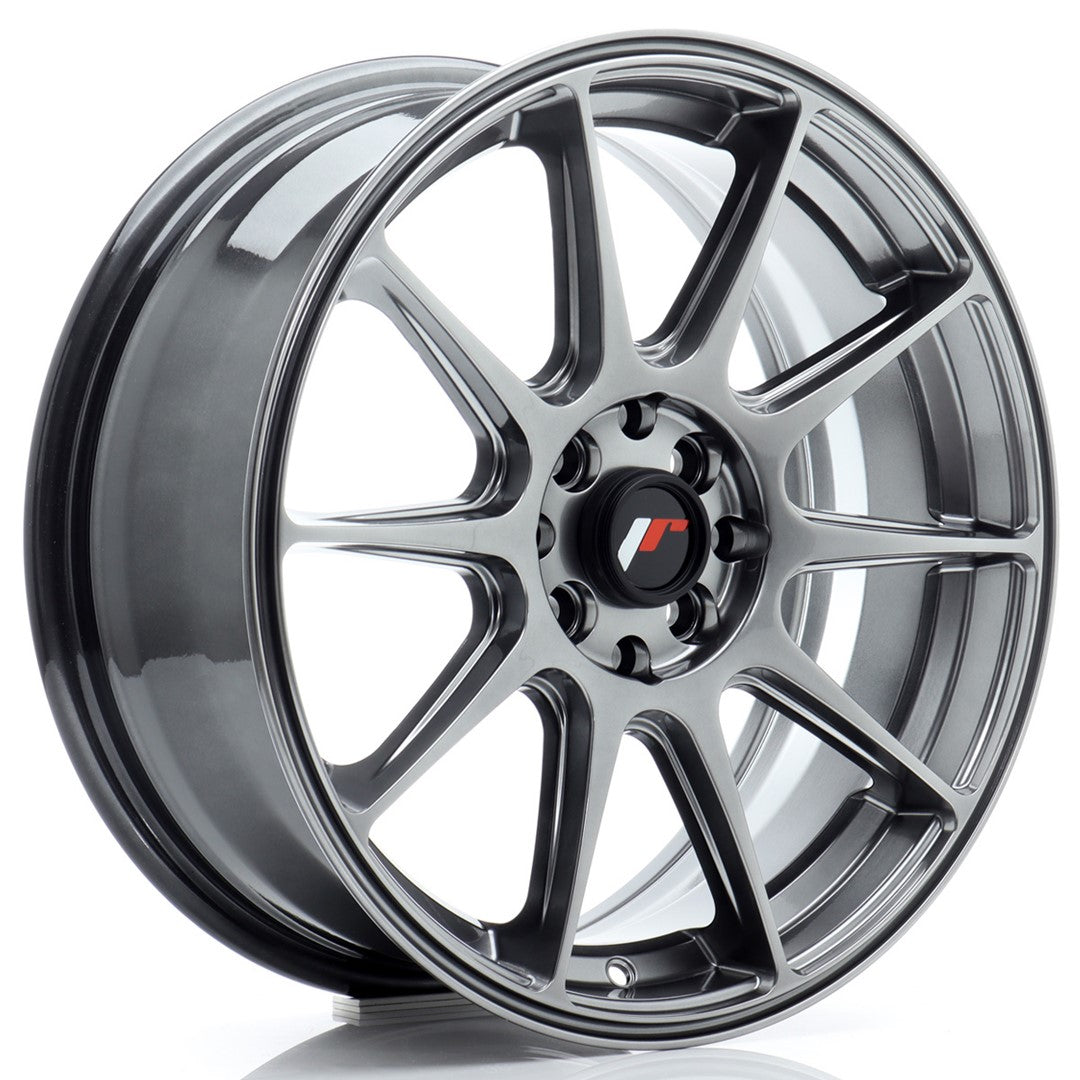 Japan Racing JR-11 17x7" 4x100/114.3 ET35, Hyper Black