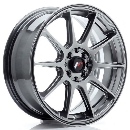 Japan Racing JR-11 17x7" 4x100/114.3 ET35, Hyper Black