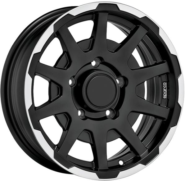 Sparco Dakar 16x5.5" 5x139.7 ET0, Flat Black