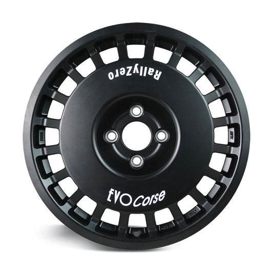 Evo Corse RallyZero 17x8" 4x98 ET35, Matt Black