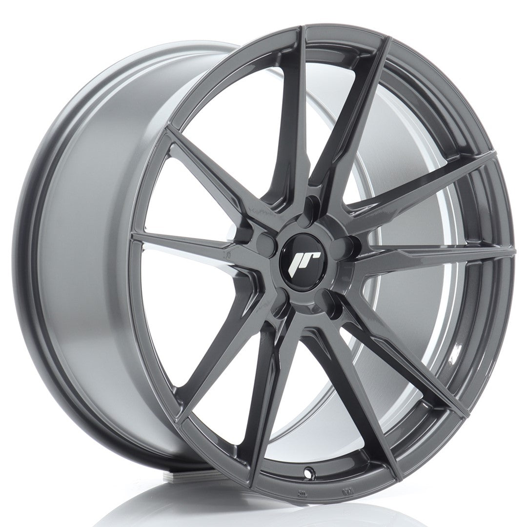 Japan Racing JR-21 Extreme Concave 20x10.5" (5 hole custom PCD) ET15-45, Hyper Gray