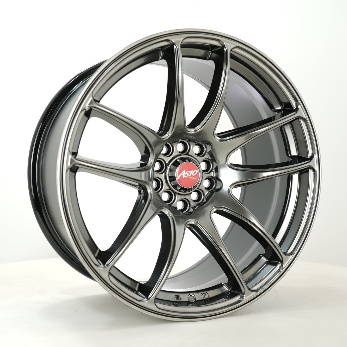 Autostar A510 18x9.5" 5x100/114.3 ET35, Hyper Black