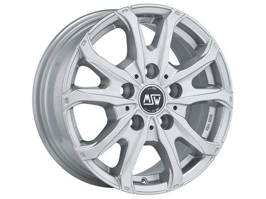 MSW 48 Van 17x7" 5x160 ET55, Full Silver