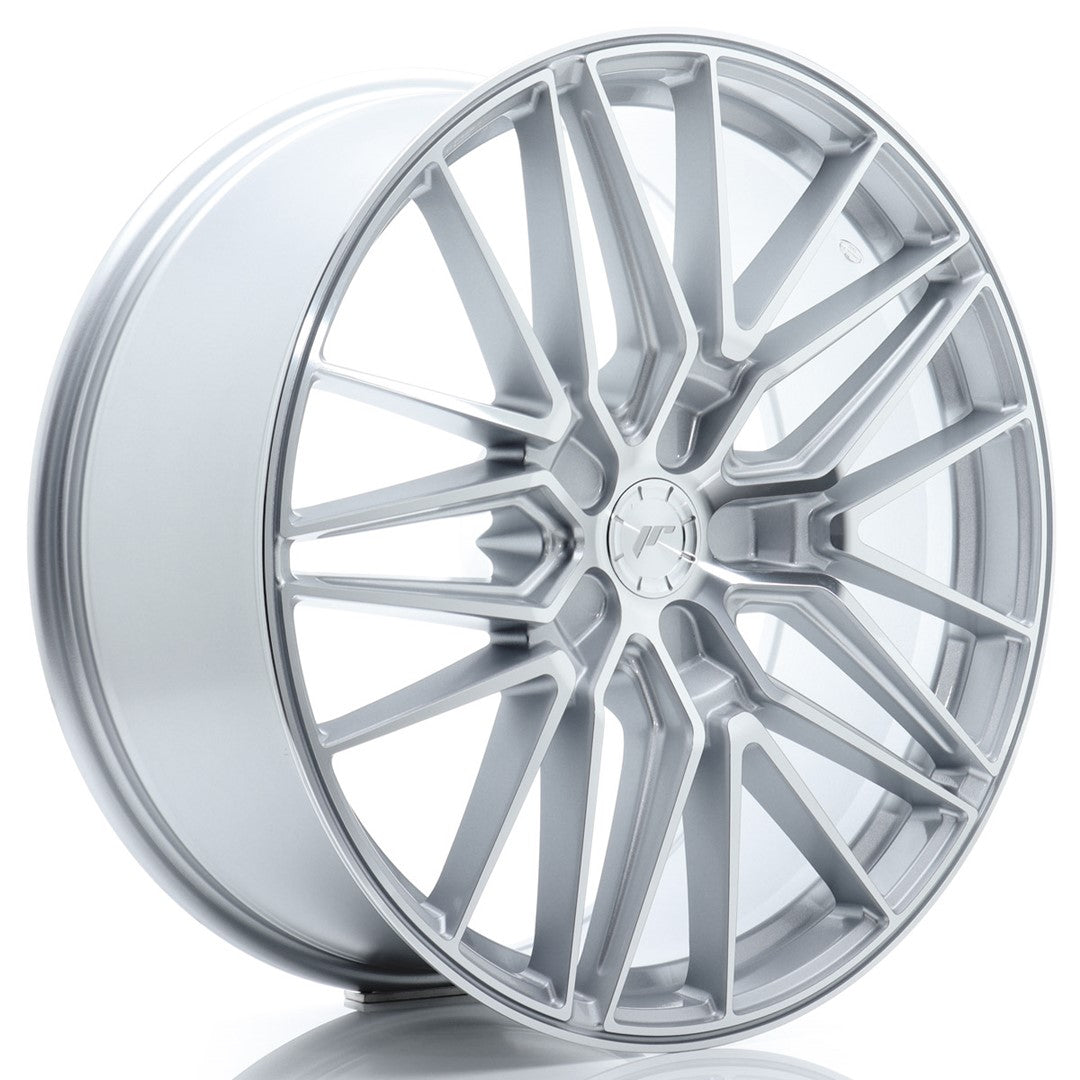 Japan Racing JR-38 21x9" (5 hole custom PCD) ET10-52, Machined Silver