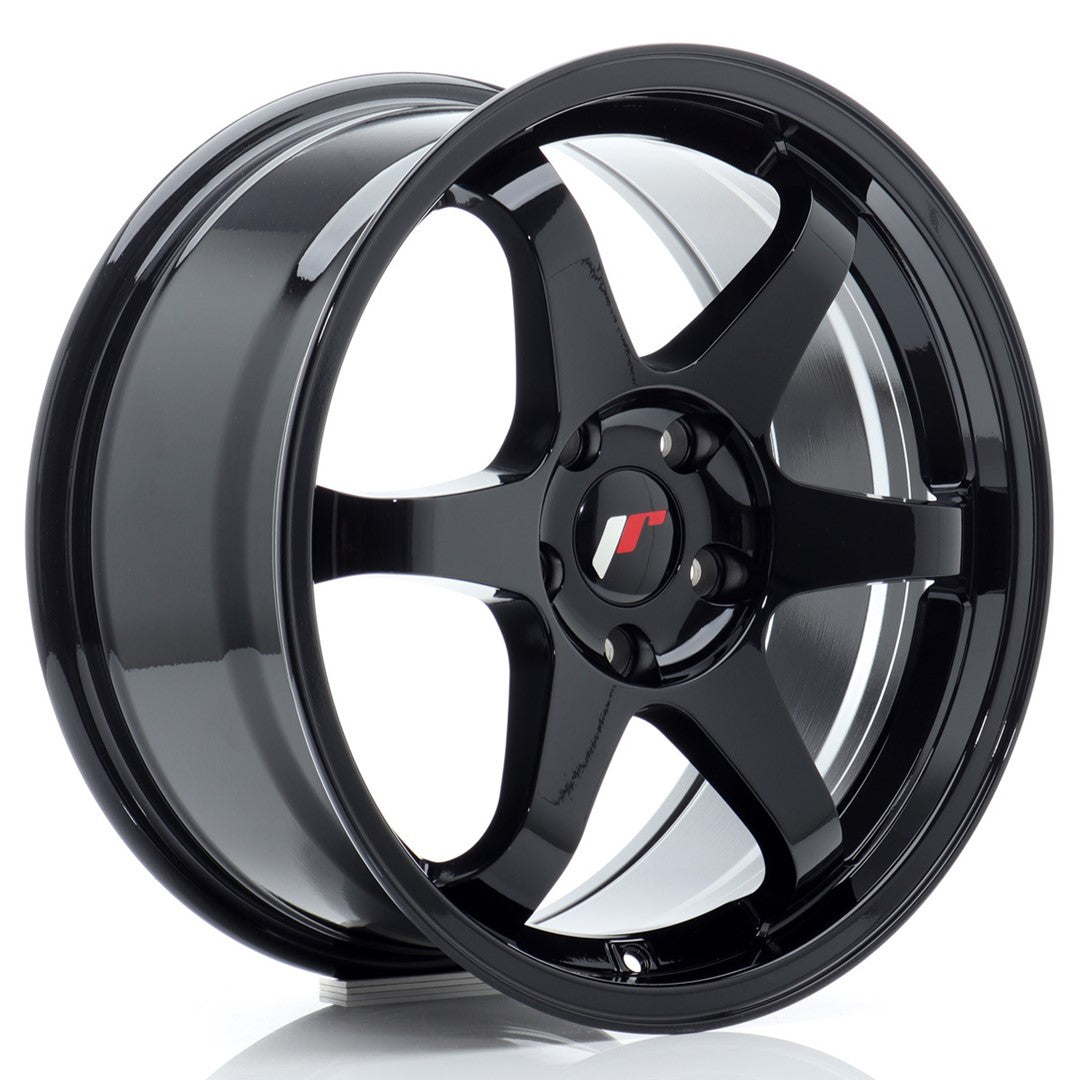 Japan Racing JR-3 17x8" 4x100 ET35, Gloss Black