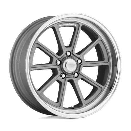 American Racing Vintage VN510 Draft 20x8.5" 5x127 ET06, Vintage Silver, Diamond Cut Lip