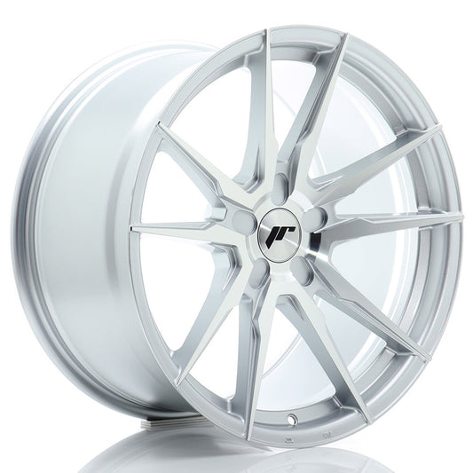 Japan Racing JR-21 Extreme Concave 19x9.5" (5 hole custom PCD) ET20-45, Machined Silver