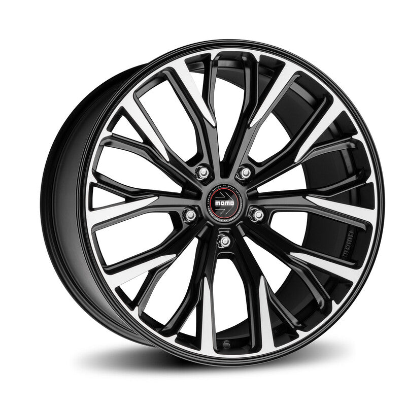Momo RF-02 20x9" 5x114.3 ET40, Flat Black, Machined Spokes