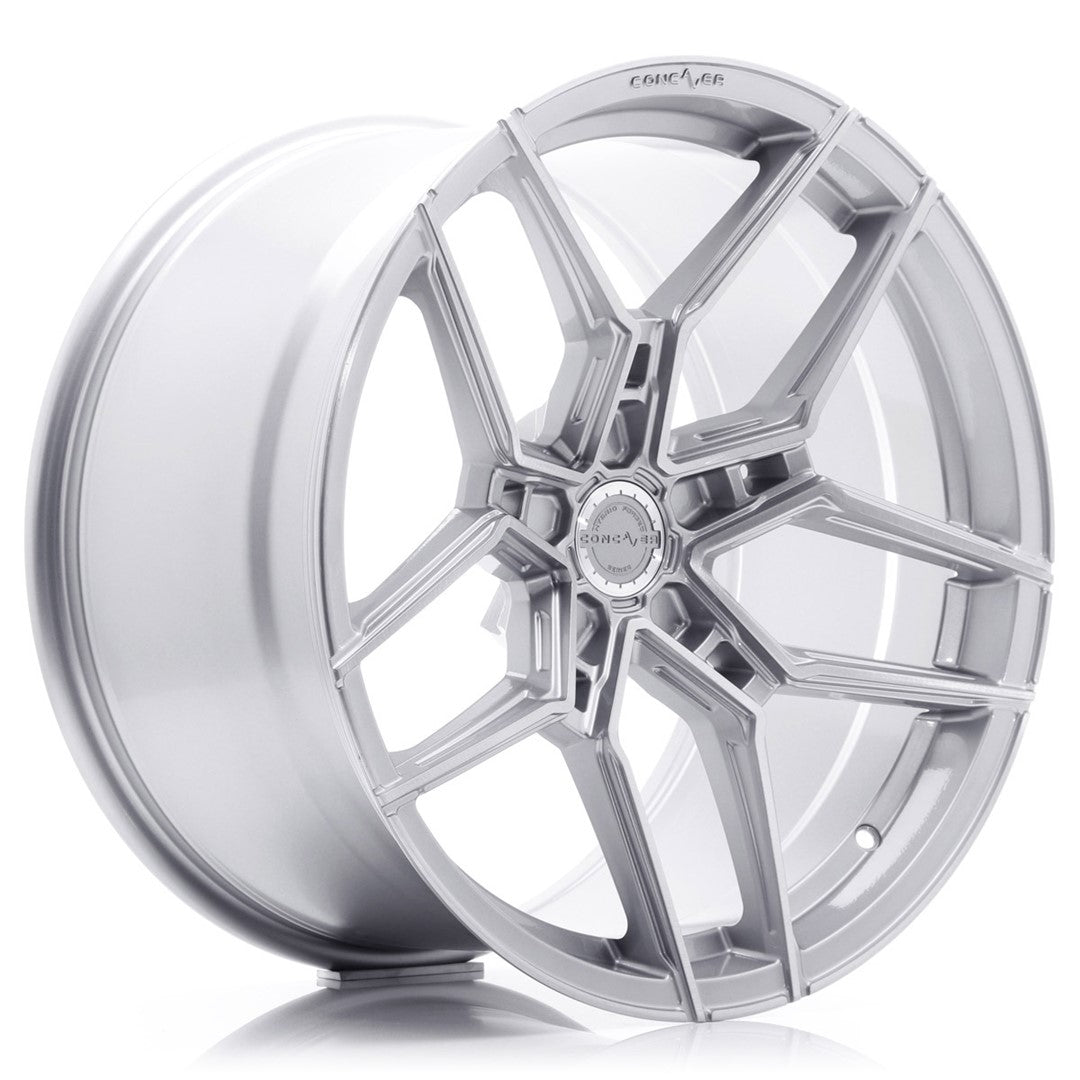 Concaver CVR5 21x9.5" (5 hole custom PCD) ET0-35, Brushed Titanium