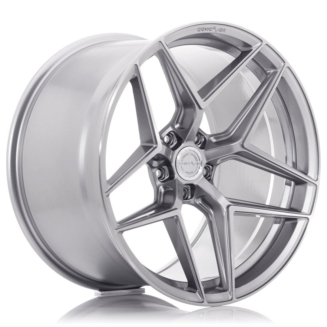 Concaver CVR2 19x9.5" (5 hole custom PCD) ET20-45, Brushed Titanium