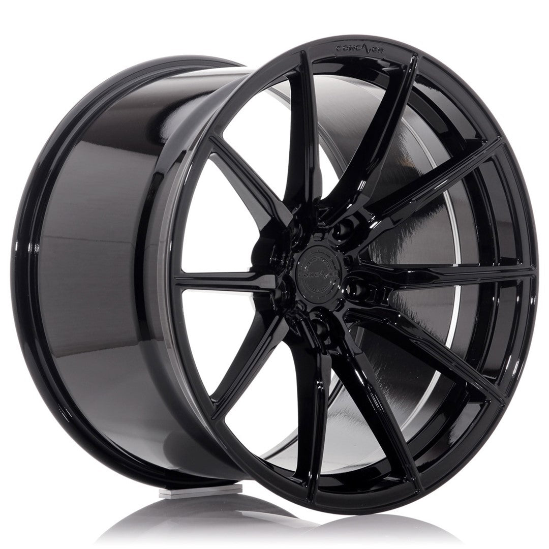 Concaver CVR4 19x8.5" (5 hole custom PCD) ET20-45, Platinum Black