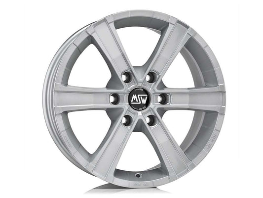 MSW Sahara 6 18x8" 6x114.3 ET35, Full Silver