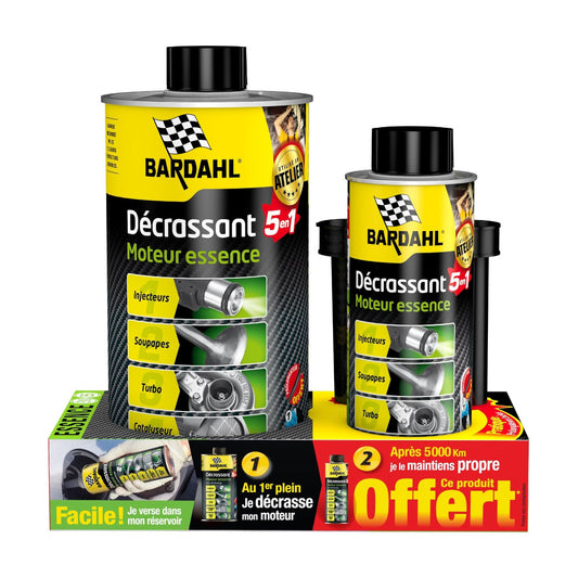 Bardahl 5 in 1 Cleaner Petrol Engine Pack (1L + 300 ml Free)