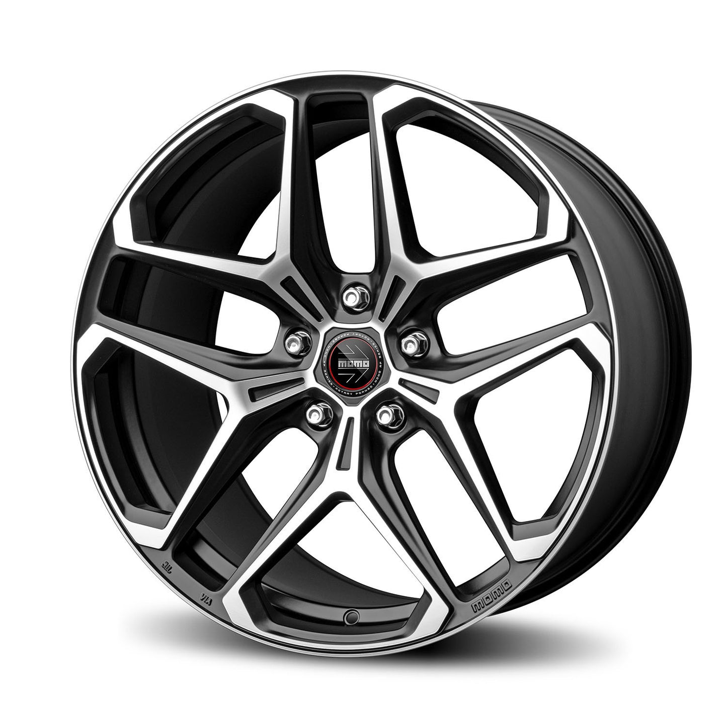 Momo RF-04 20x9" 5x108 ET43, Flat Black, Machined Spokes
