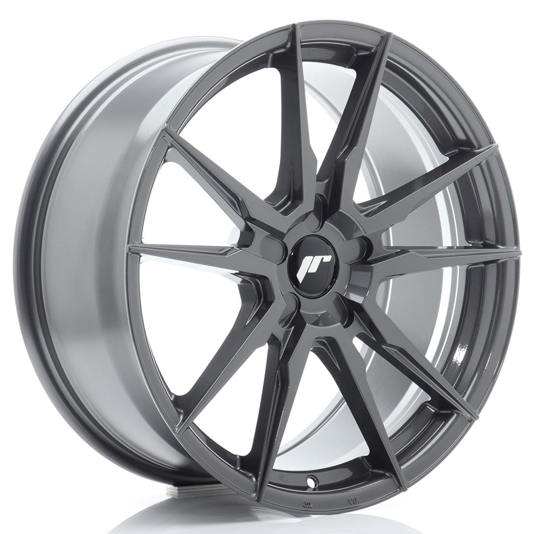 Japan Racing JR-21 19x8" (5 hole custom PCD) ET20-40, Hyper Gray