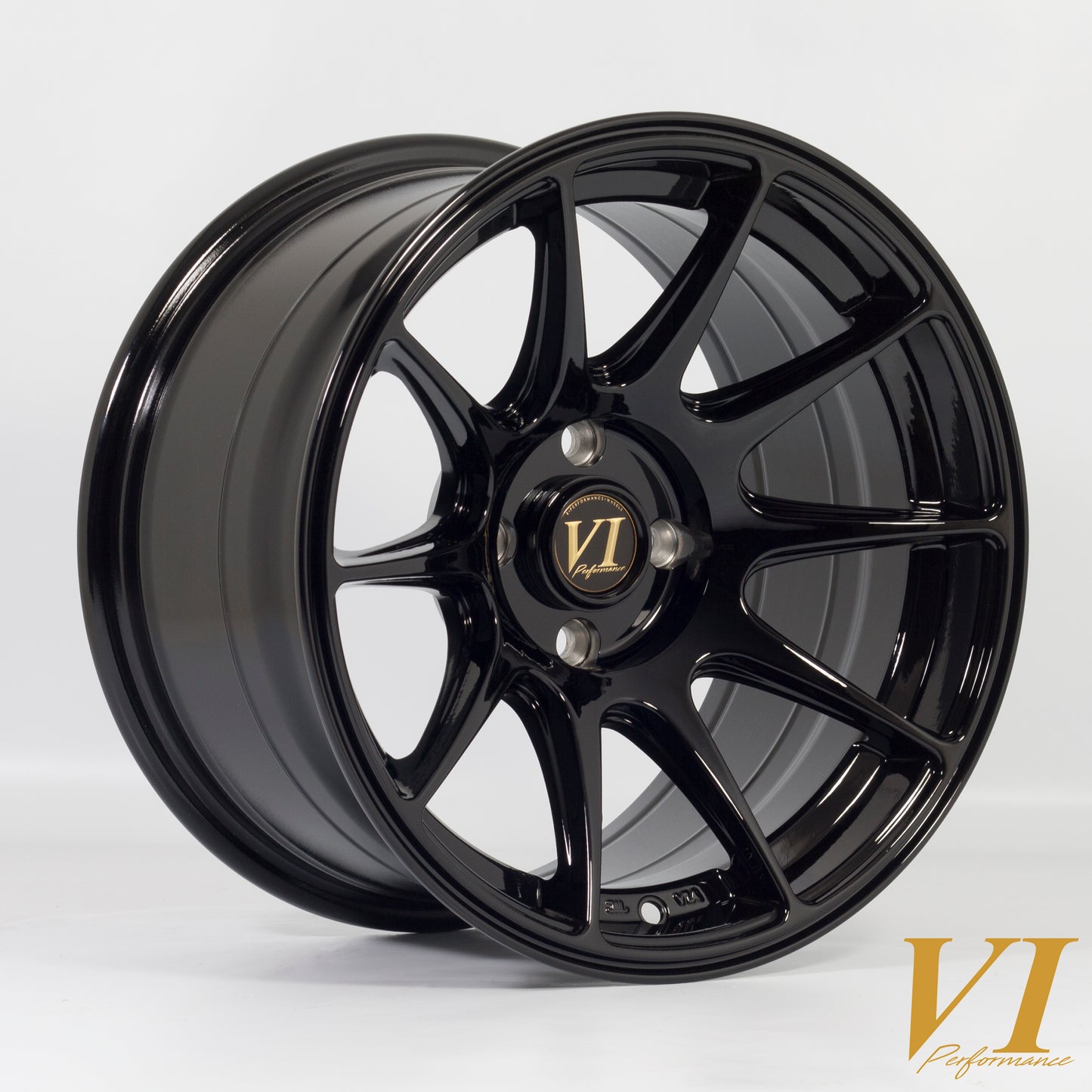 Rota BDR 15x8.25" 4x100 ET0, Gloss Black