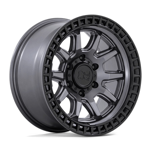 Black Rhino Calico 17x8.5 5x120 ET34, Flat Gunmetal, Black Lip