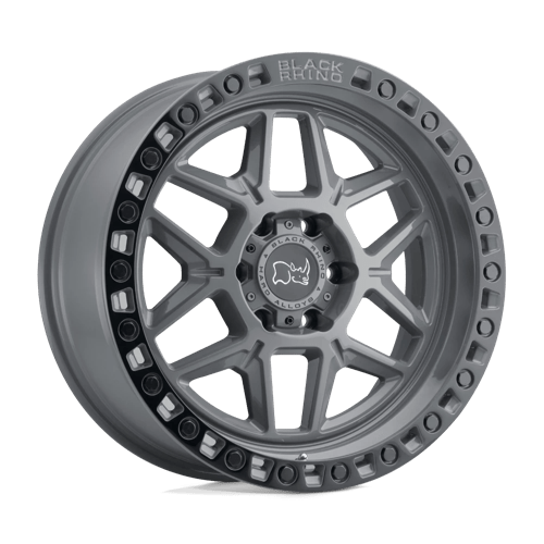 Black Rhino Kelso 18x9 5x127 ET0, Battleship Gray, Black Ring