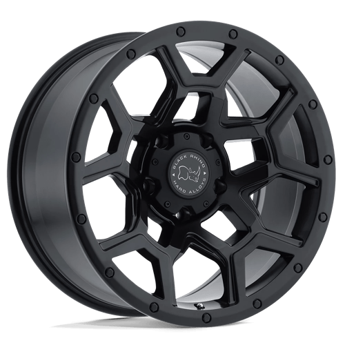 Black Rhino Overland 18x8 5x160 ET48, Flat Black