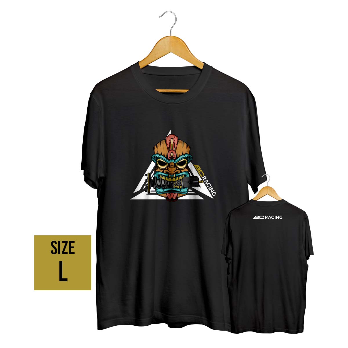 BC 'Tiki' T-Shirt Black (Large)