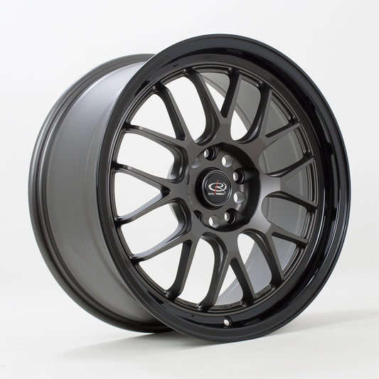 Rota MXR 18x8.5" 5x120 ET35, Flat Gunmetal, Black Lip