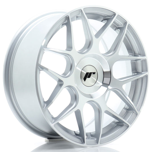 Japan Racing JR-18 16x7" (4 & 5 hole custom PCD) ET20-35, Machined Silver