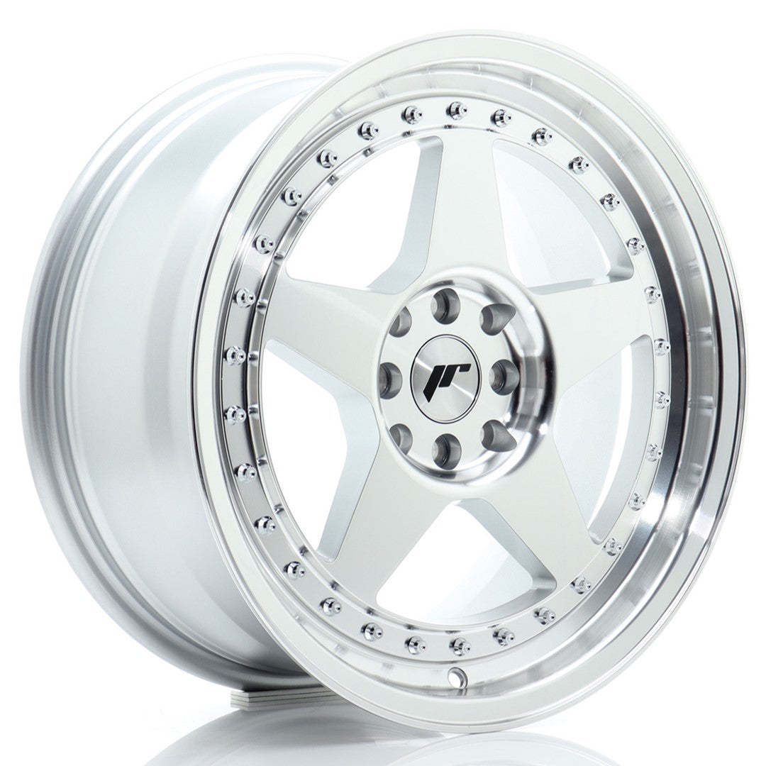 Japan Racing JR-6 17x8" 4x100/114.3 ET35, Machined Silver