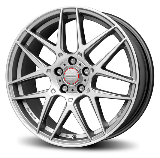 Momo Competizione 19x8" 5x114.3 ET40, Titan & Silver Polished