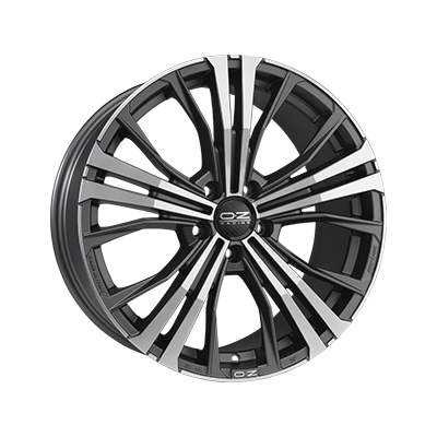 OZ Cortina 20x9.5" 5x112 ET40, Matt Dark Graphite