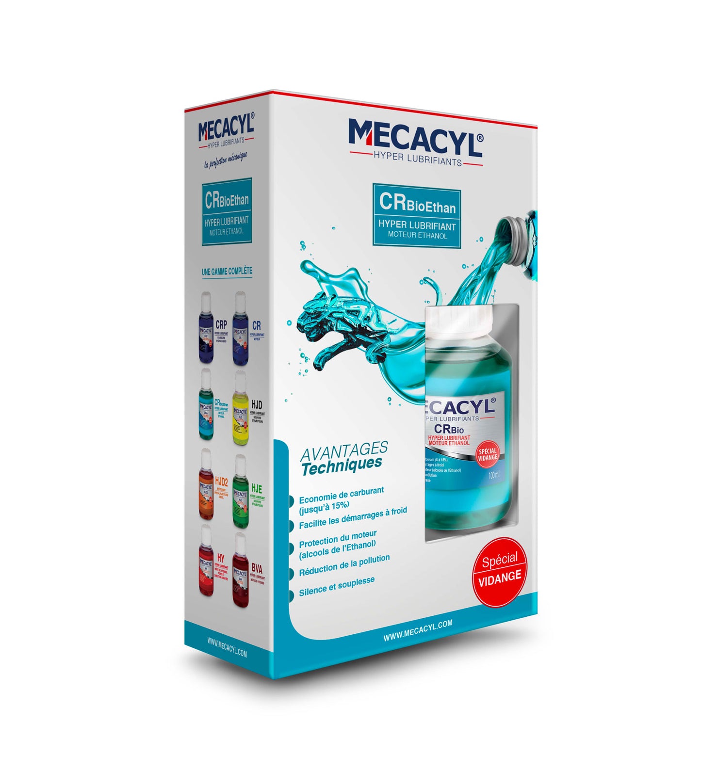 Mecacyl CR BioEthan E85 Hyper Lubrifiant Moteur (100 ml)