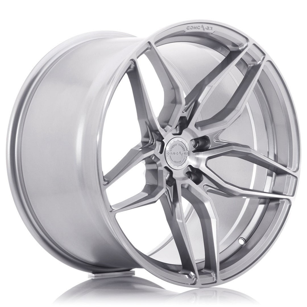 Concaver CVR3 20x8.5" (5 hole custom PCD) ET20-45, Brushed Titanium