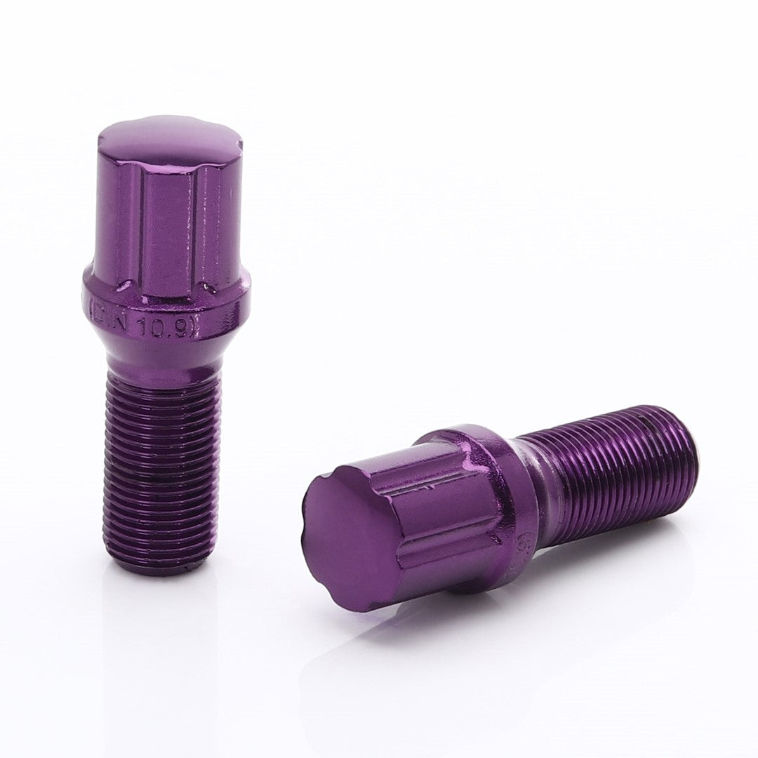 Purple JB1 Wheel Bolts M12x1.25 (Pack of 20)