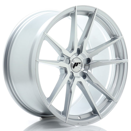 Japan Racing JR-21 Extreme Concave 20x10.5" (5 hole custom PCD) ET15-45, Machined Silver